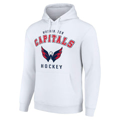 Washington Capitals Starter Logo Pullover Hoodie - White Hoodies