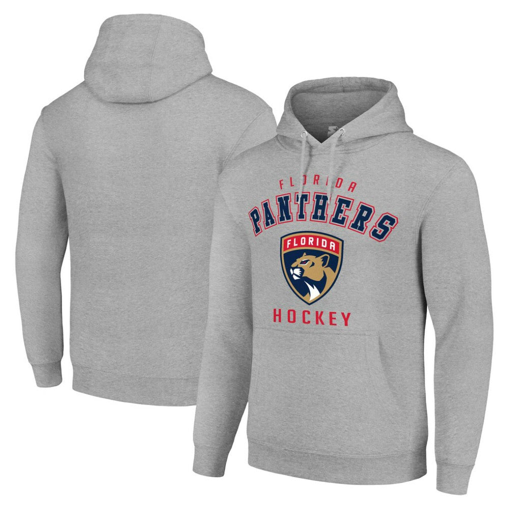 Florida Panthers Starter Logo Pullover Hoodie - Heather Gray Hoodies