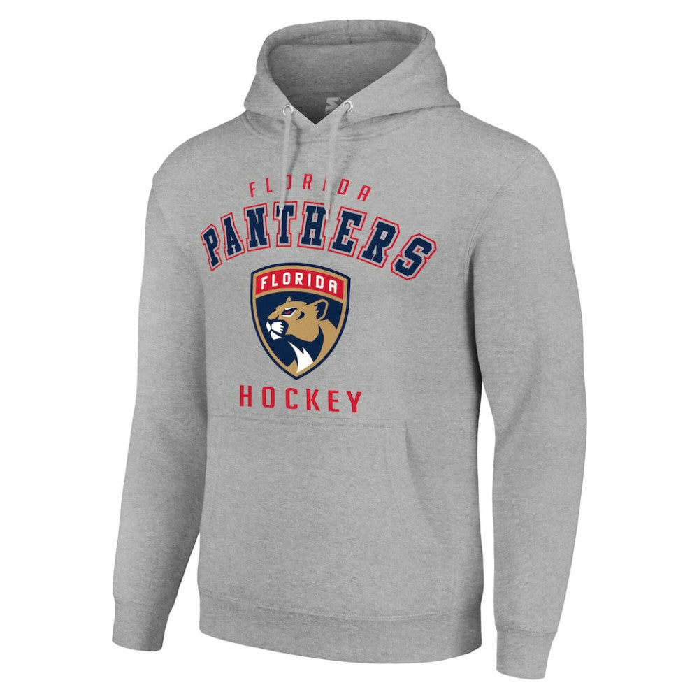 Florida Panthers Starter Logo Pullover Hoodie - Heather Gray Hoodies