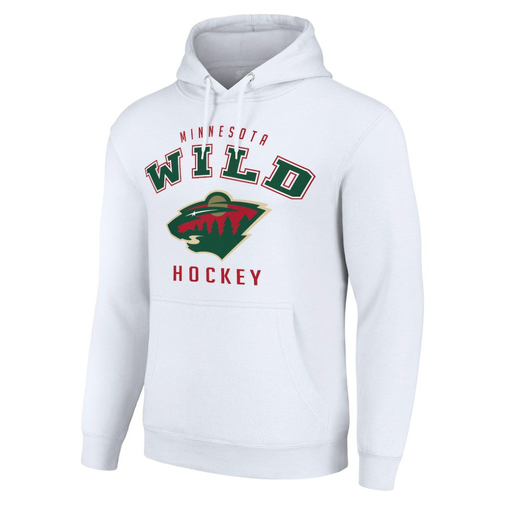 Minnesota Wild Starter Logo Pullover Hoodie - White Hoodies