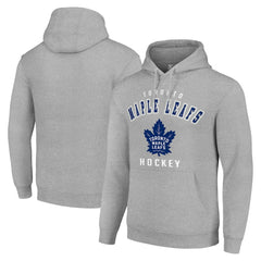 Toronto Maple Leafs Starter Logo Pullover Hoodie - Heather Gray Hoodies
