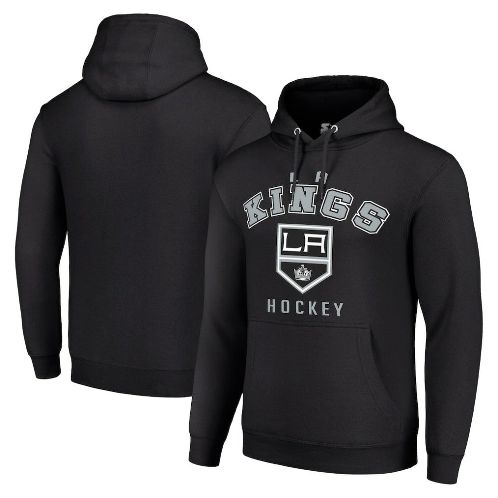 Los Angeles Kings Starter Logo Pullover Hoodie - Black Hoodies