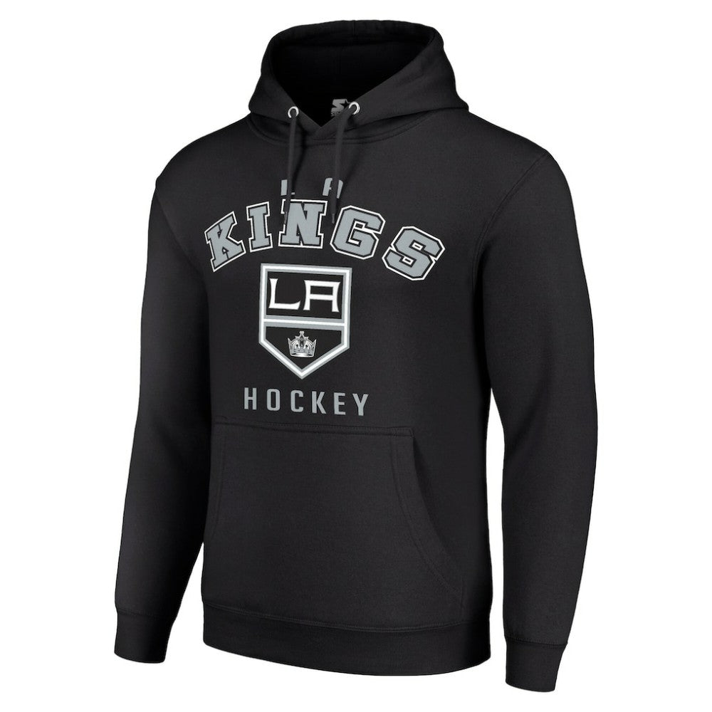 Los Angeles Kings Starter Logo Pullover Hoodie - Black Hoodies