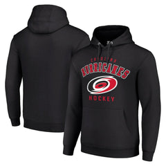 Carolina Hurricanes Starter Logo Pullover Hoodie - Black Hoodies
