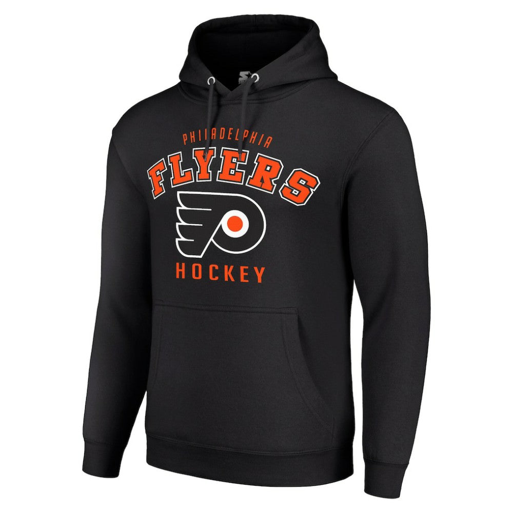 Philadelphia Flyers Starter Logo Pullover Hoodie - Black Hoodies