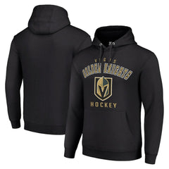 Vegas Golden Knights Starter Logo Pullover Hoodie - Black Hoodies