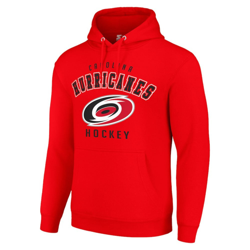 Carolina Hurricanes Starter Logo Pullover Hoodie - Red Hoodies