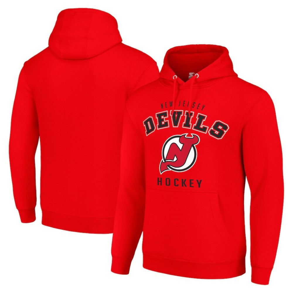 New Jersey Devils Starter Logo Pullover Hoodie - Red Jerseys