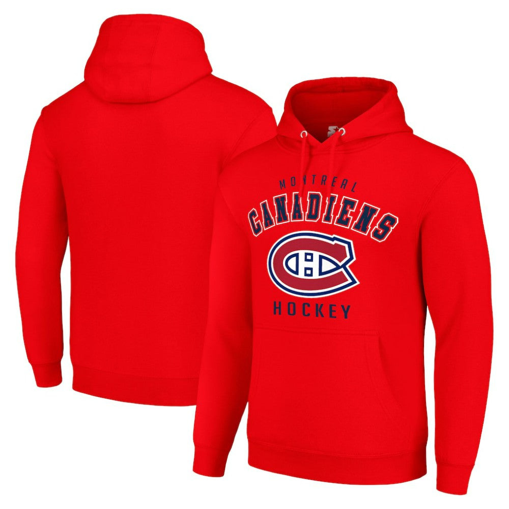 Montreal Canadiens Starter Logo Pullover Hoodie - Red Hoodies