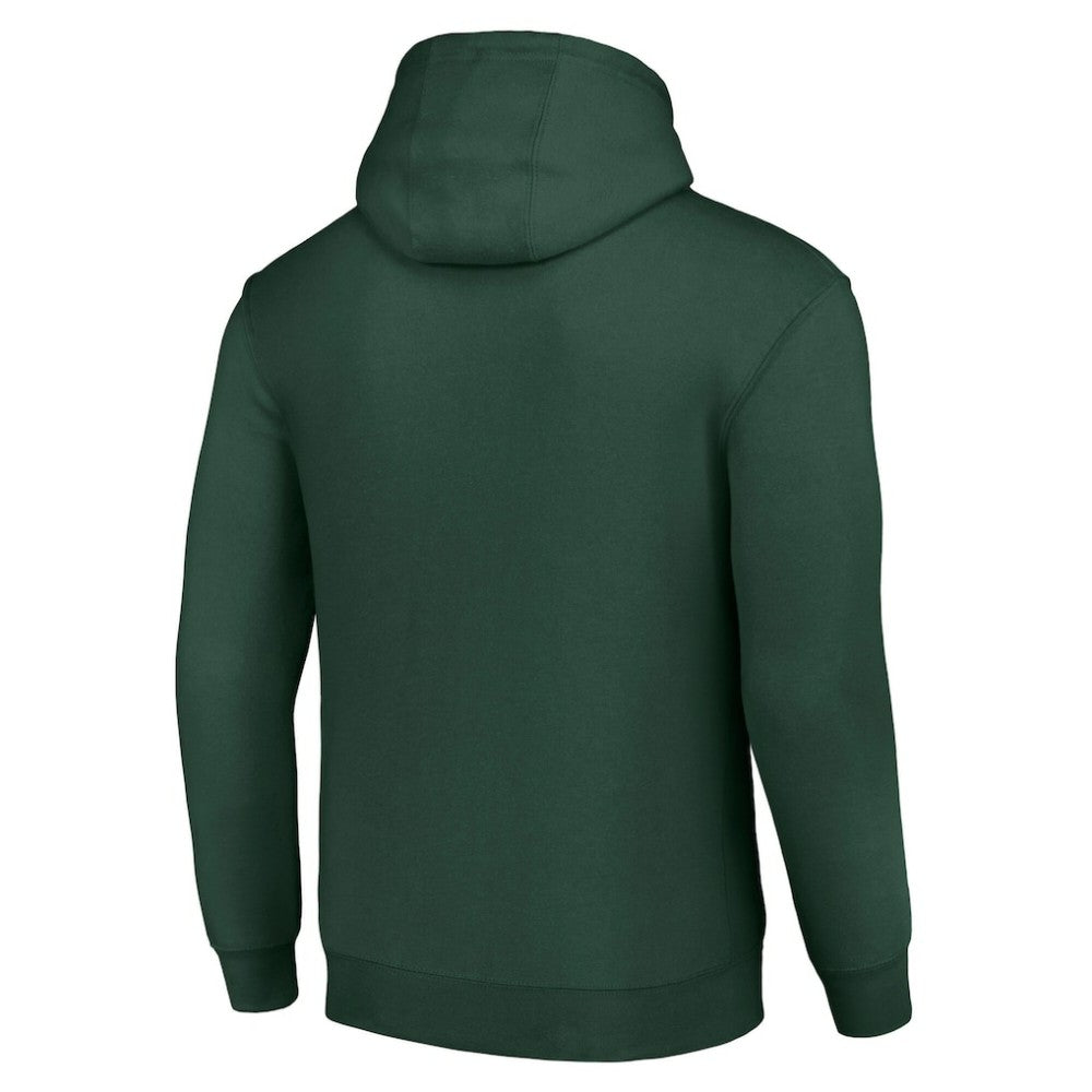 Minnesota Wild Starter Logo Pullover Hoodie - Green Hoodies
