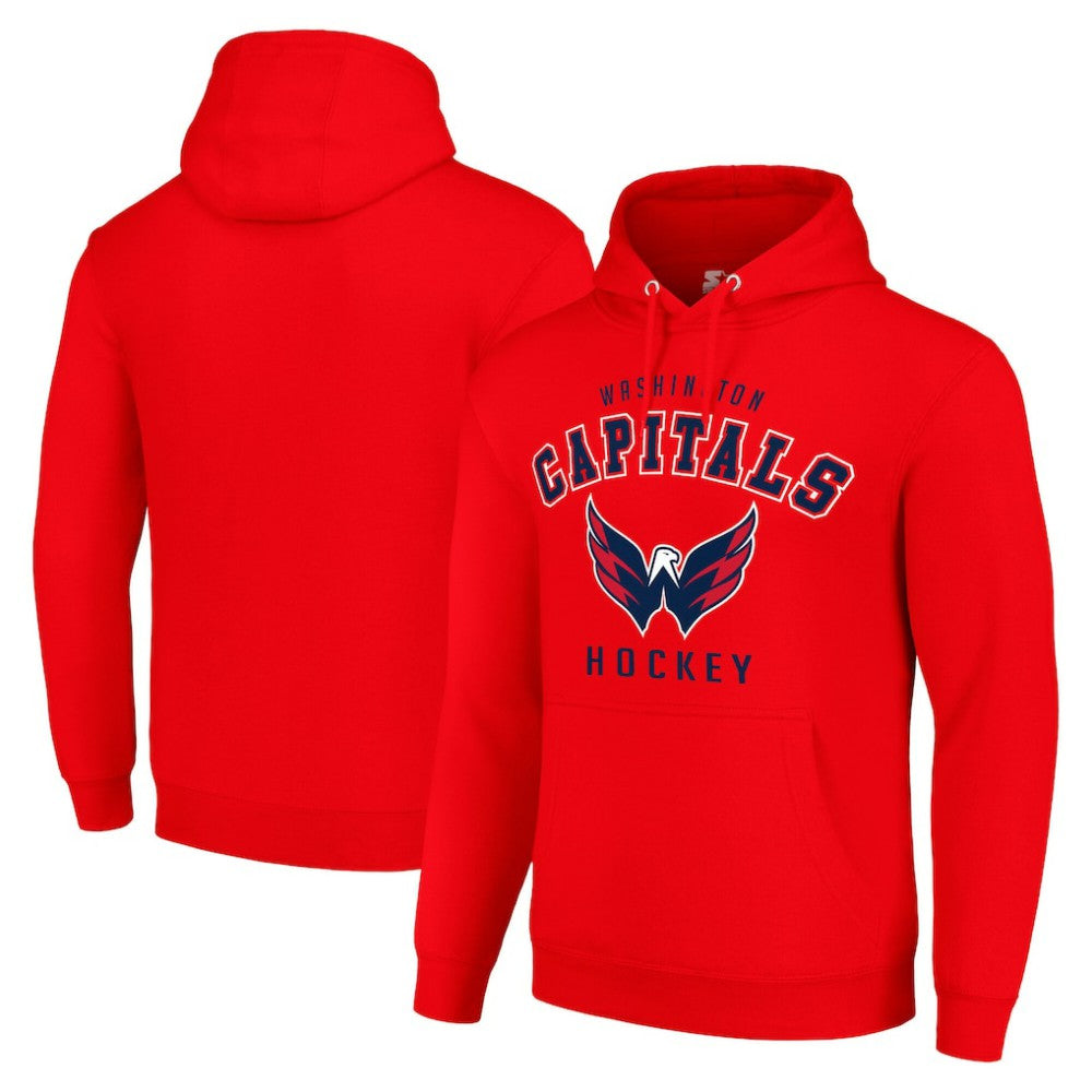 Washington Capitals Starter Logo Pullover Hoodie - Red Hoodies