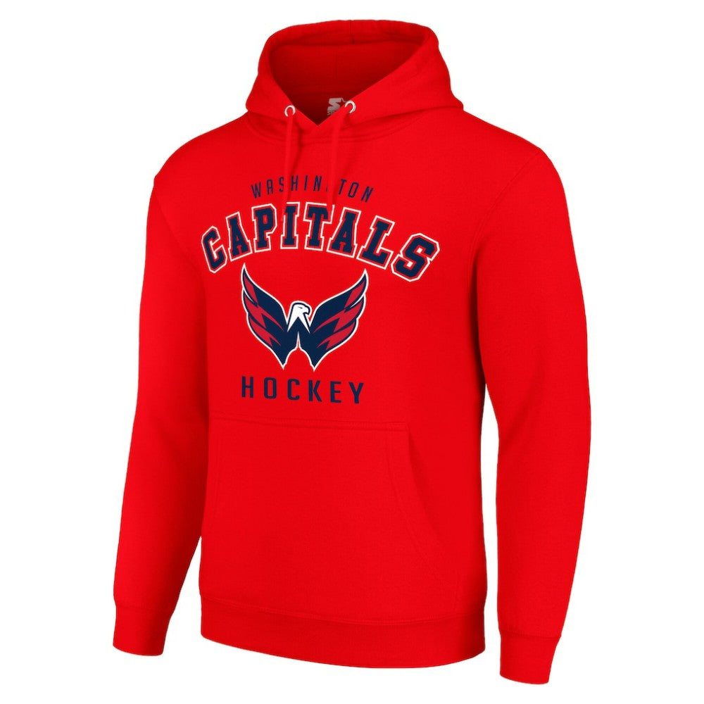 Washington Capitals Starter Logo Pullover Hoodie - Red Hoodies