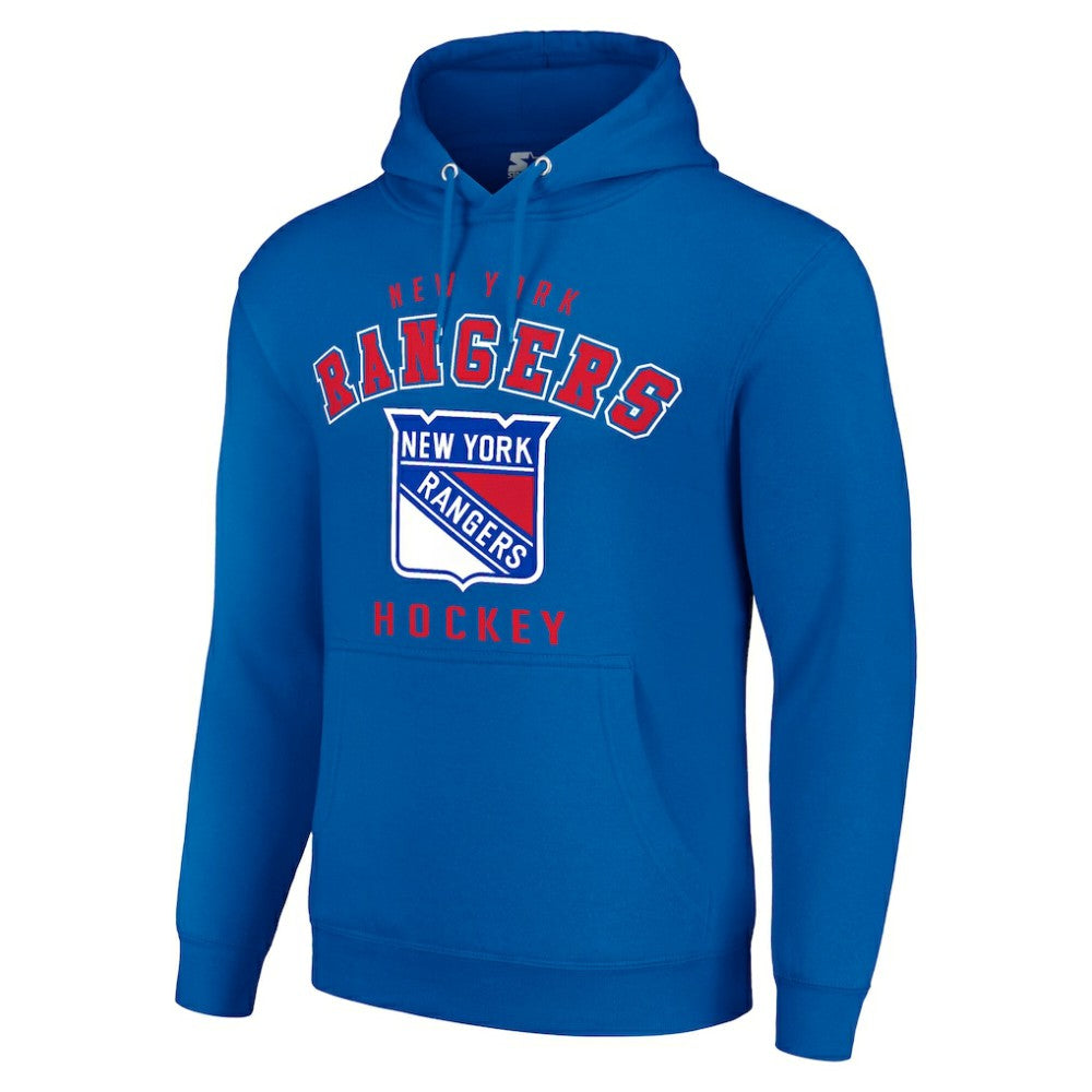New York Rangers Starter Logo Pullover Hoodie - Royal Hoodies