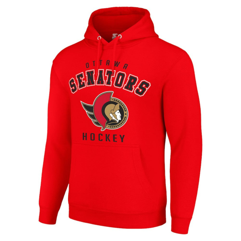 Ottawa Senators Starter Logo Pullover Hoodie - Red Hoodies