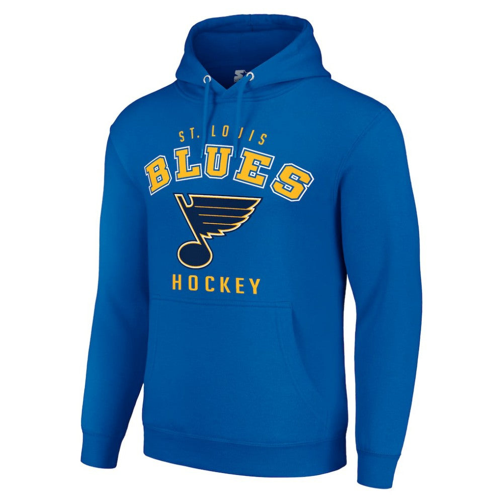St. Louis Blues Starter Logo Pullover Hoodie - Royal Hoodies