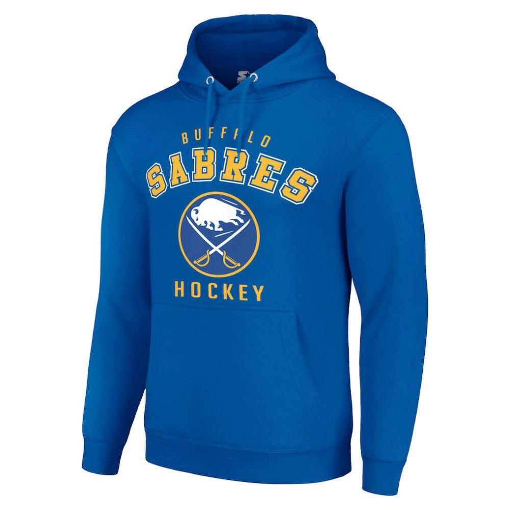 Buffalo Sabres Starter Logo Pullover Hoodie - Royal Hoodies