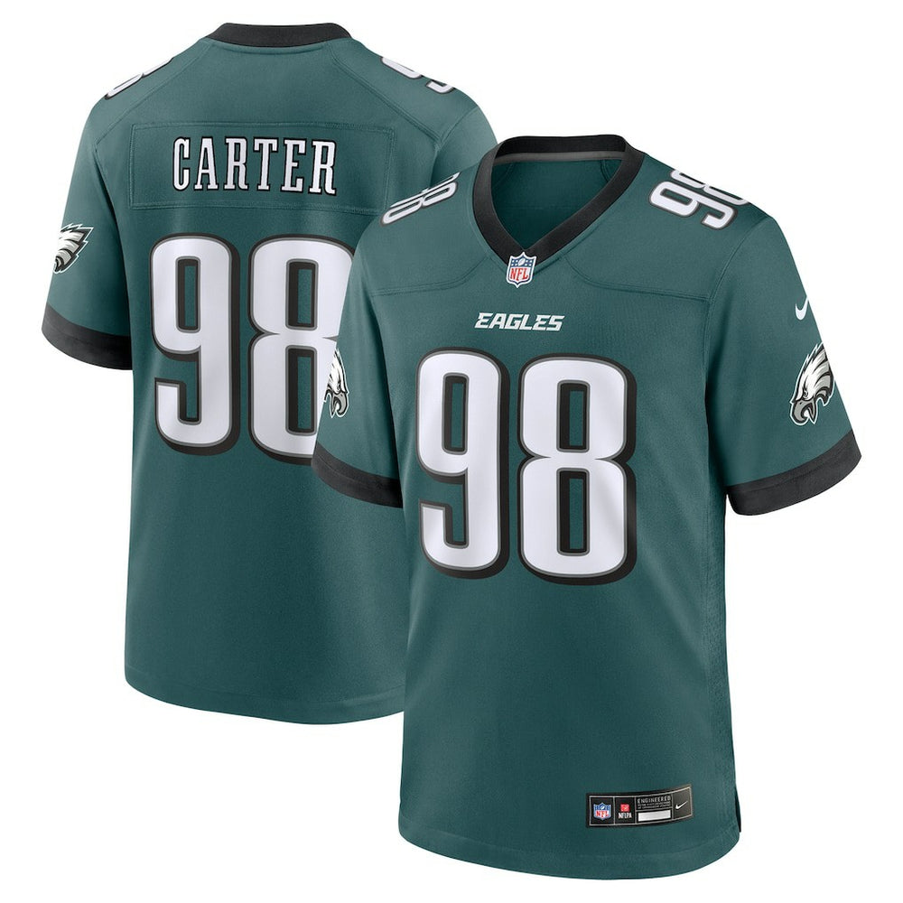 Jalen Carter Philadelphia Eagles Team Game Jersey - Midnight Green online