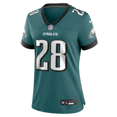 Will Shipley Philadelphia Eagles Women's Team Game Jersey - Midnight Green for sale