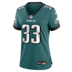 Cooper DeJean Philadelphia Eagles Women's Team Game Jersey - Midnight Green online