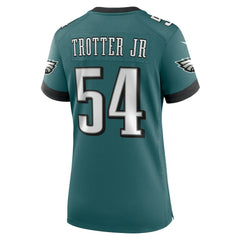 Jeremiah Trotter Jr. Philadelphia Eagles Women's Team Game Jersey - Midnight Green for sale