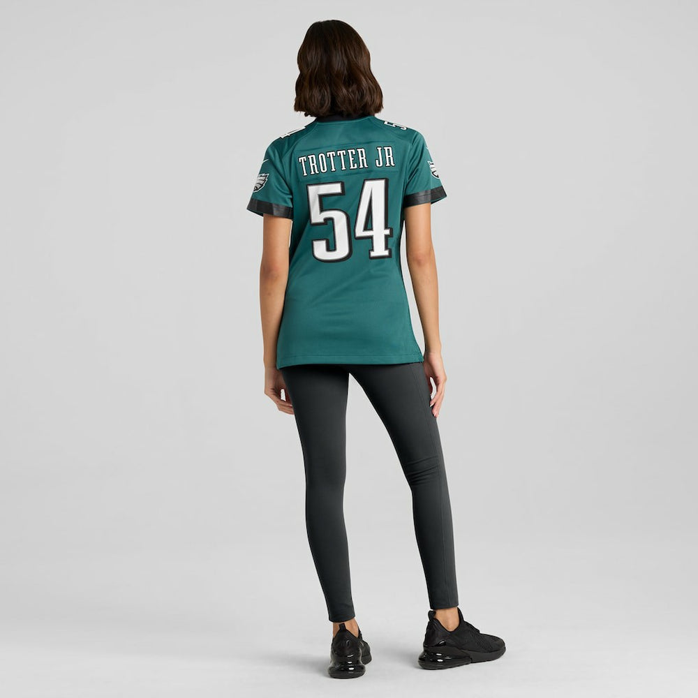 Jeremiah Trotter Jr. Philadelphia Eagles Women's Team Game Jersey - Midnight Green for sale