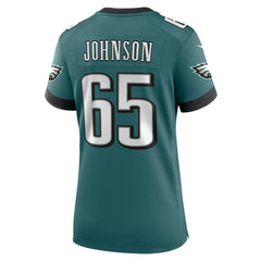 Lane Johnson Philadelphia Eagles Women's Team Game Jersey - Midnight Green outlet