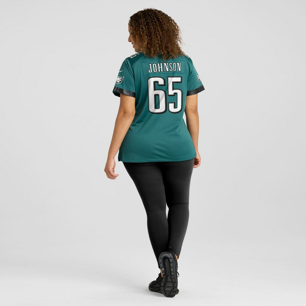 Lane Johnson Philadelphia Eagles Women's Team Game Jersey - Midnight Green outlet