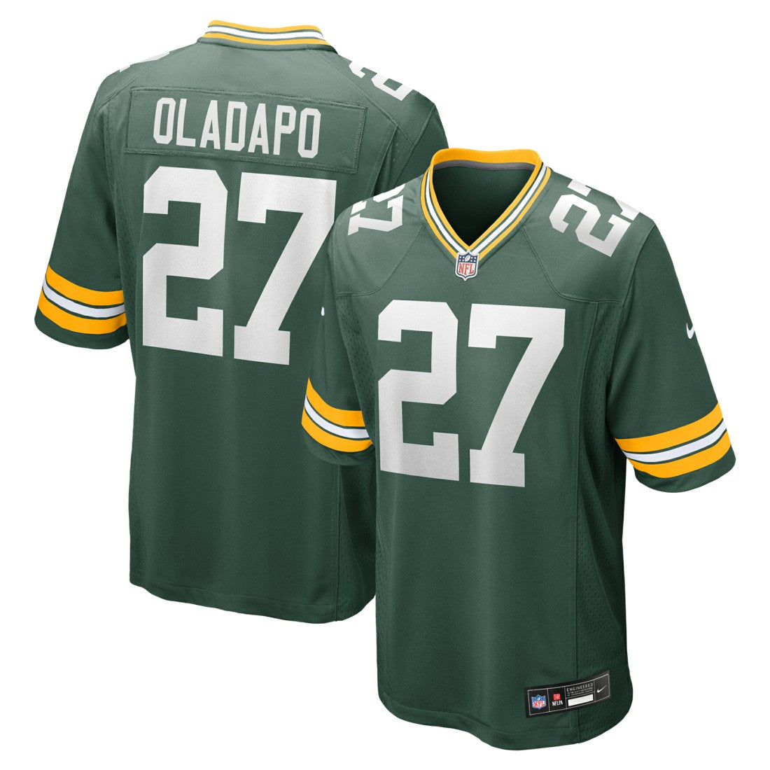 Kitan Oladapo Green Bay Packers Game Jersey - Green outlet