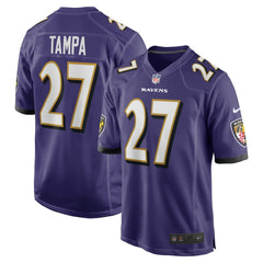 T.J. Tampa Baltimore Ravens Team Game Jersey - Purple outlet