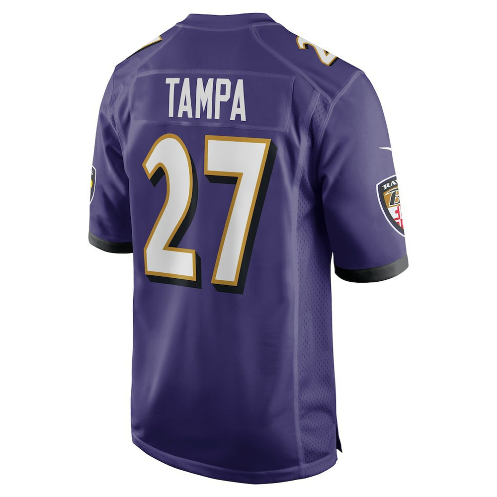 T.J. Tampa Baltimore Ravens Team Game Jersey - Purple outlet