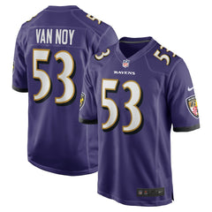 Kyle Van Noy Baltimore Ravens Team Game Jersey - Purple discount