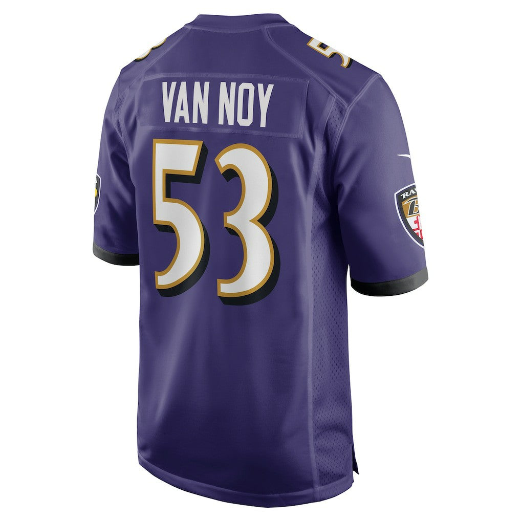 Kyle Van Noy Baltimore Ravens Team Game Jersey - Purple discount