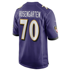 Roger Rosengarten Baltimore Ravens Team Game Jersey - Purple on sale