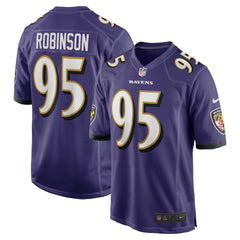 Tavius Robinson Baltimore Ravens Team Game Jersey - Purple on sale