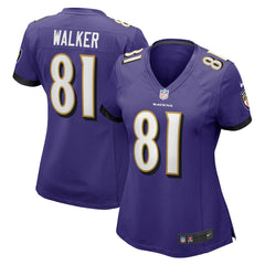 Devontez Walker Baltimore Ravens Women's Game Jersey - Purple discount