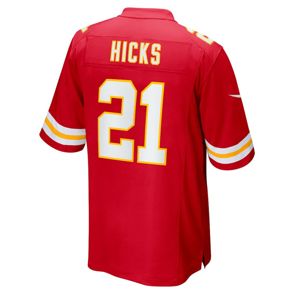 Jaden Hicks Kansas City Chiefs Game Jersey - Red cheap