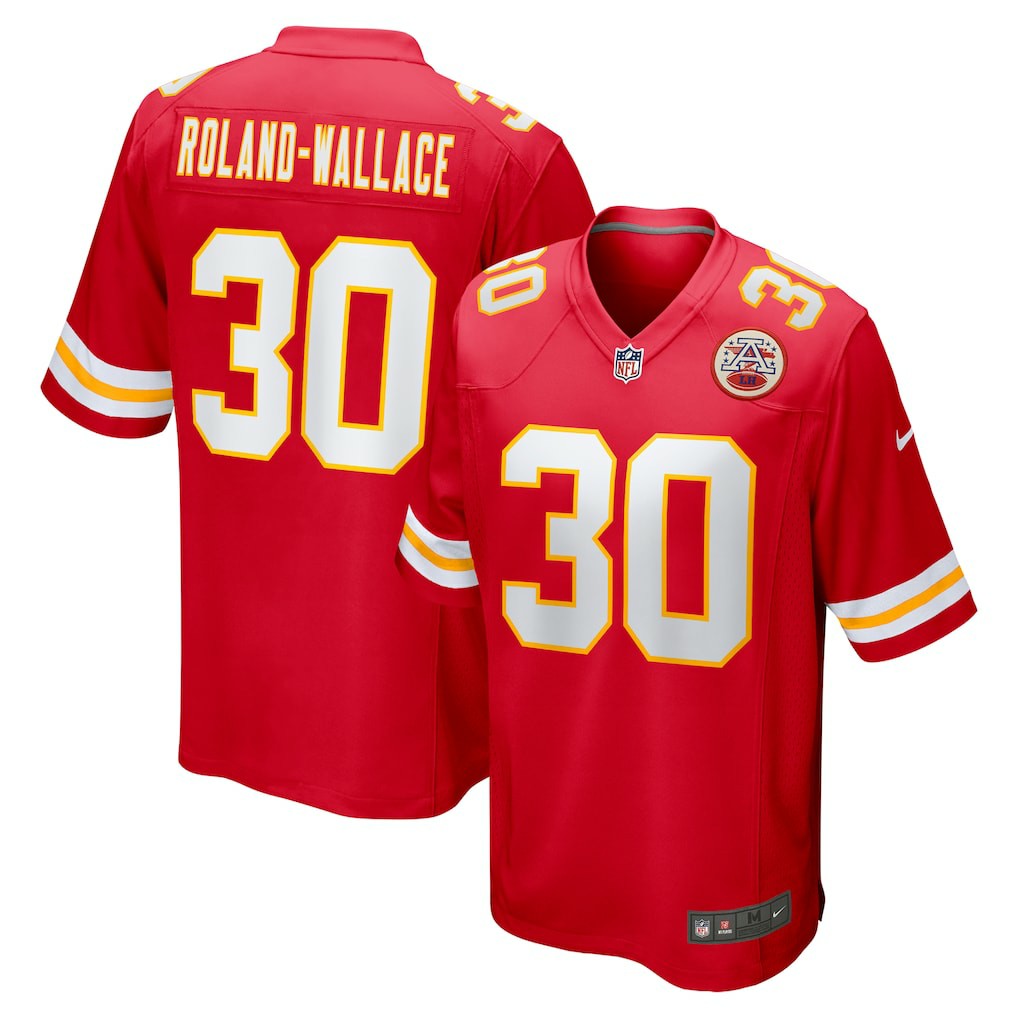 Chris Roland-Wallace Kansas City Chiefs Game Jersey - Red on sale