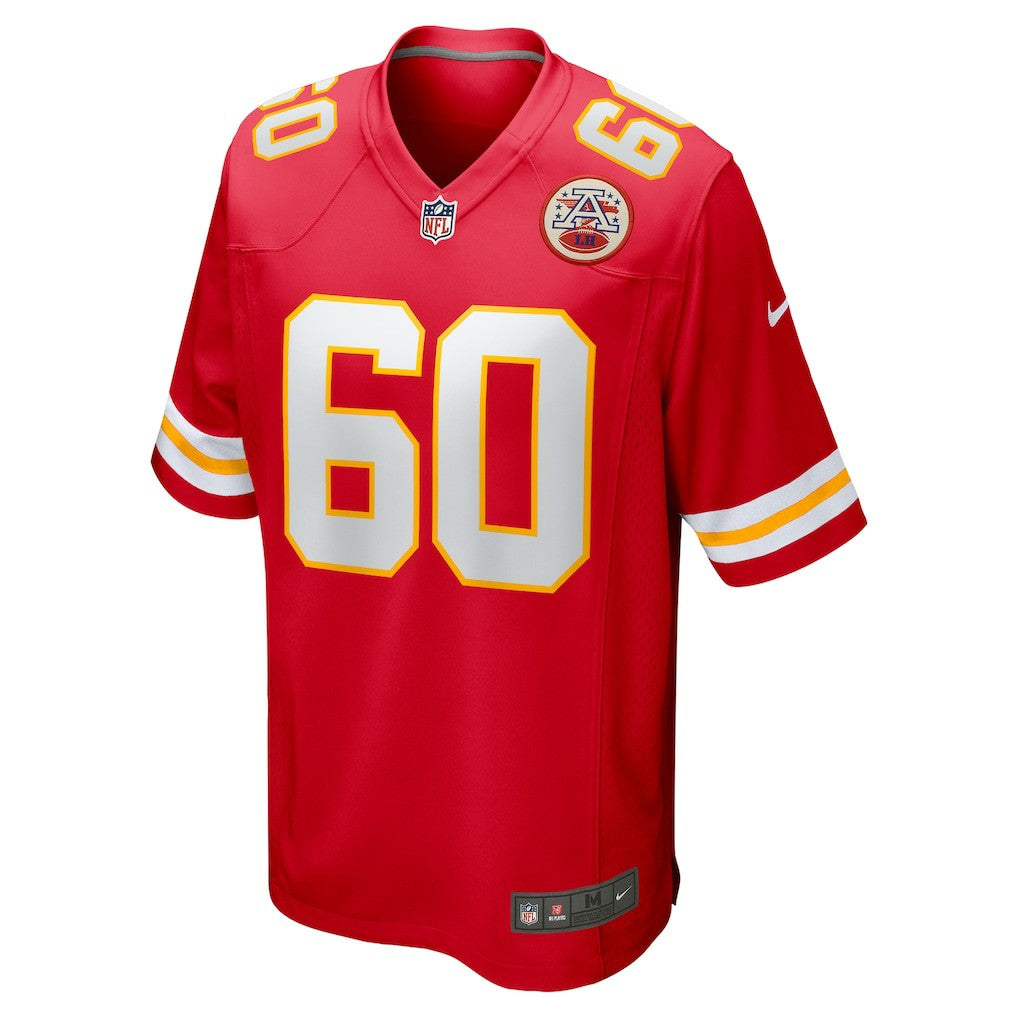 Hunter Nourzad Kansas City Chiefs Game Jersey - Red on sale