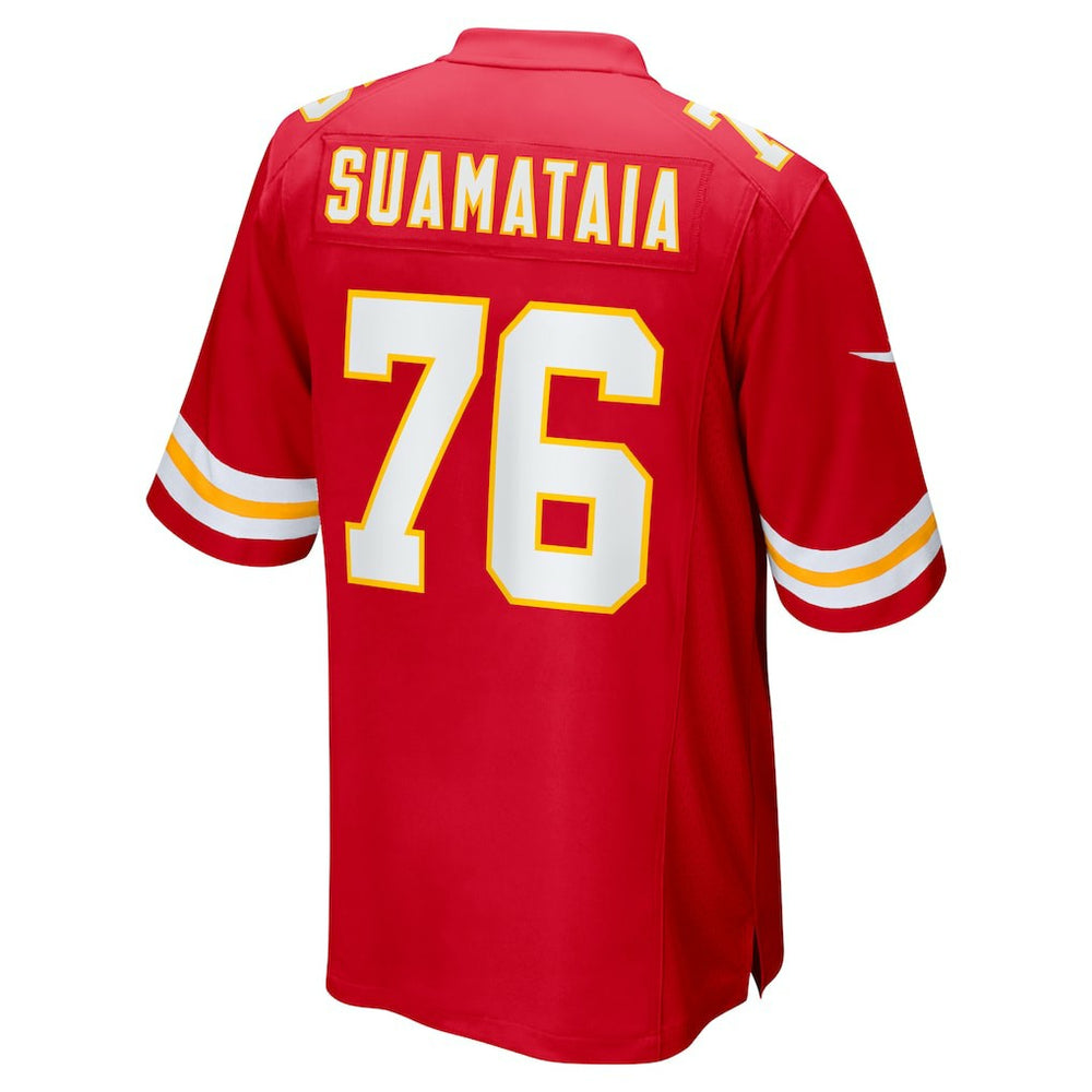 Kingsley Suamataia Kansas City Chiefs Game Jersey - Red cheap