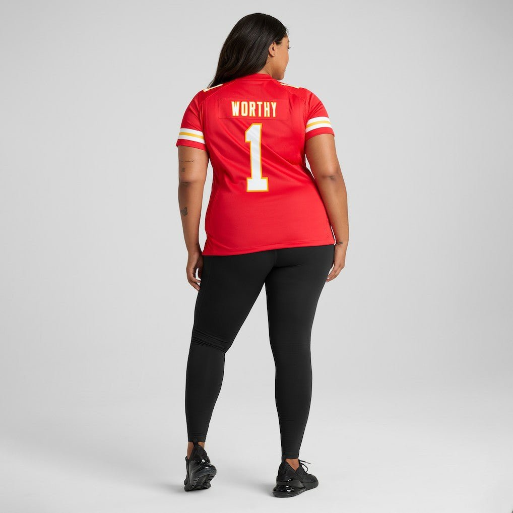 Xavier Worthy Kansas City Chiefs Women's Game Jersey - Red outlet