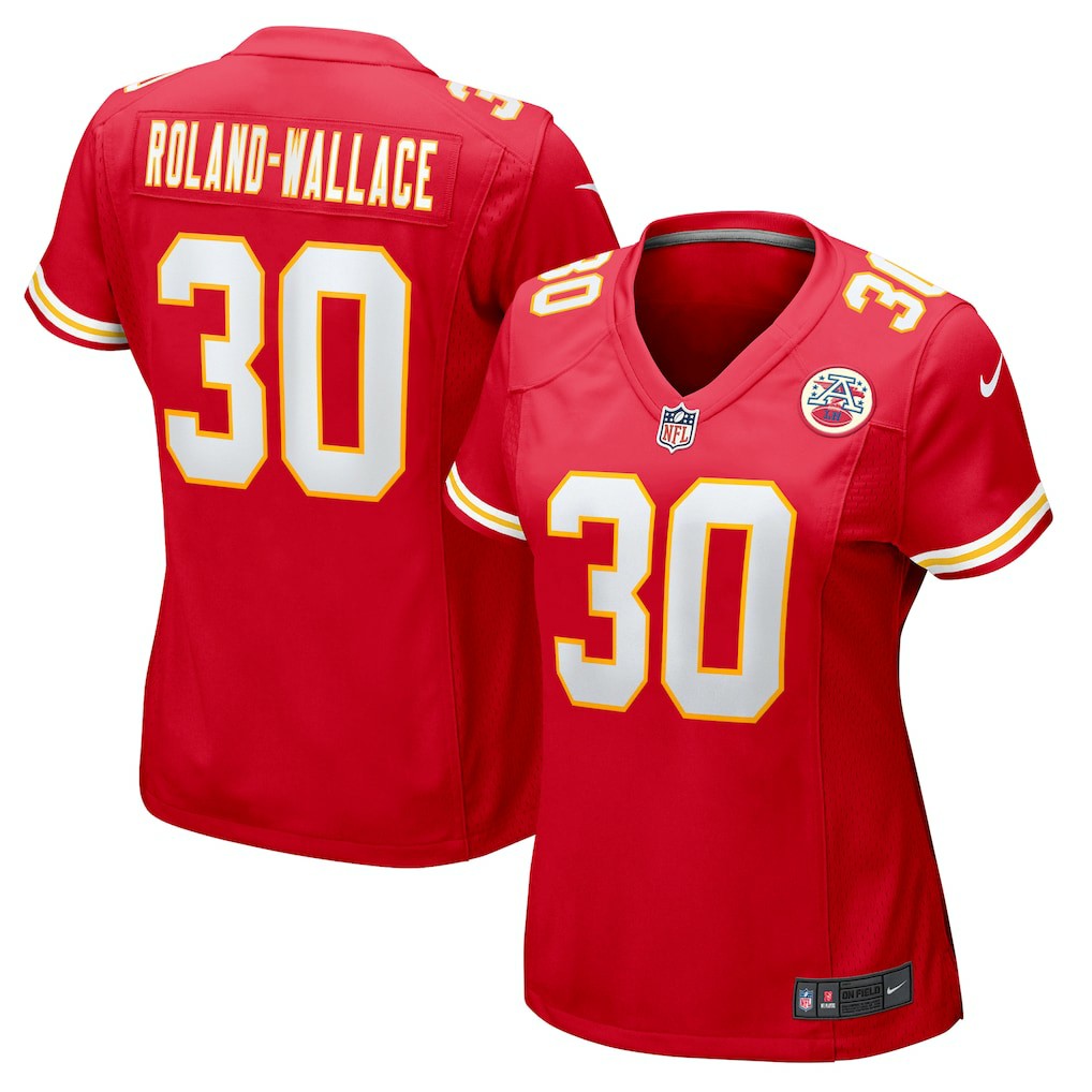 Chris Roland-Wallace Kansas City Chiefs Women's Game Jersey - Red online