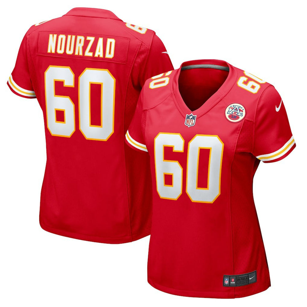 Hunter Nourzad Kansas City Chiefs Women's Game Jersey - Red cheap