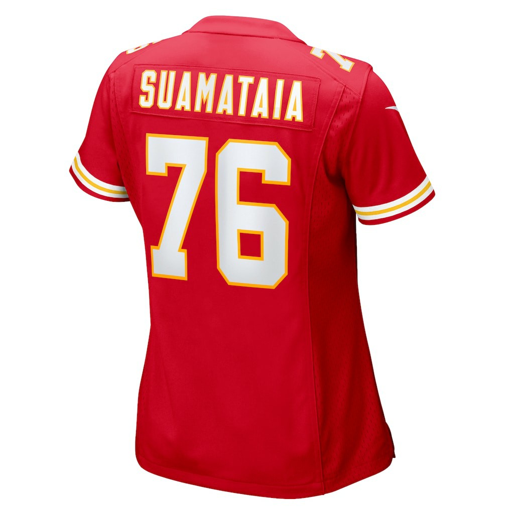 Kingsley Suamataia Kansas City Chiefs Women's Game Jersey - Red on sale