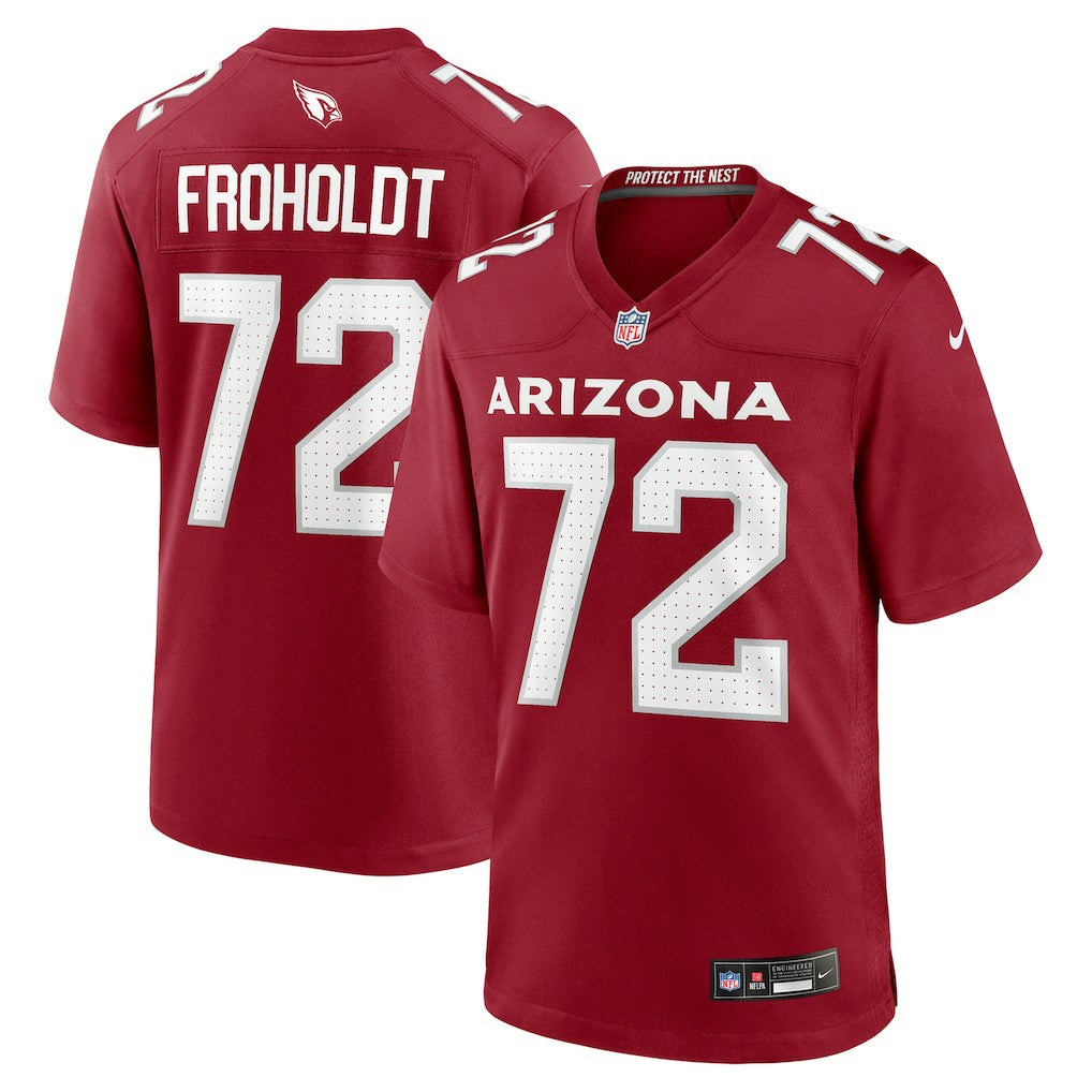 Hjalte Froholdt Arizona Cardinals Team Game Jersey - Cardinal on sale