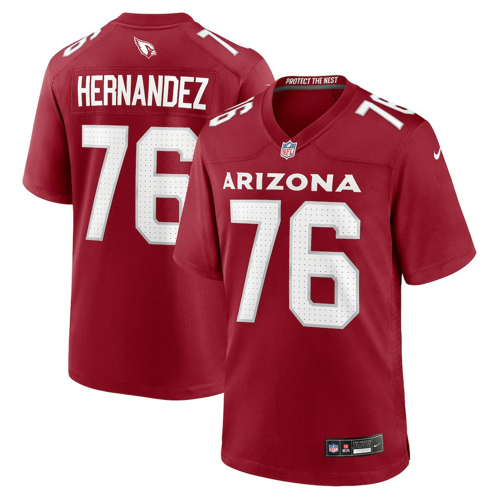 Will Hernandez Arizona Cardinals Team Game Jersey - Cardinal discount