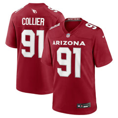 L.J. Collier Arizona Cardinals Team Game Jersey - Cardinal on sale