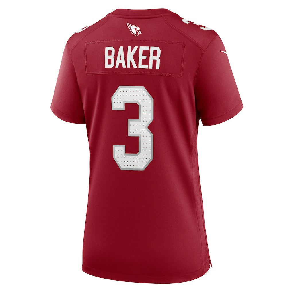 Budda Baker Arizona Cardinals Women's Team Game Jersey - Cardinal on sale
