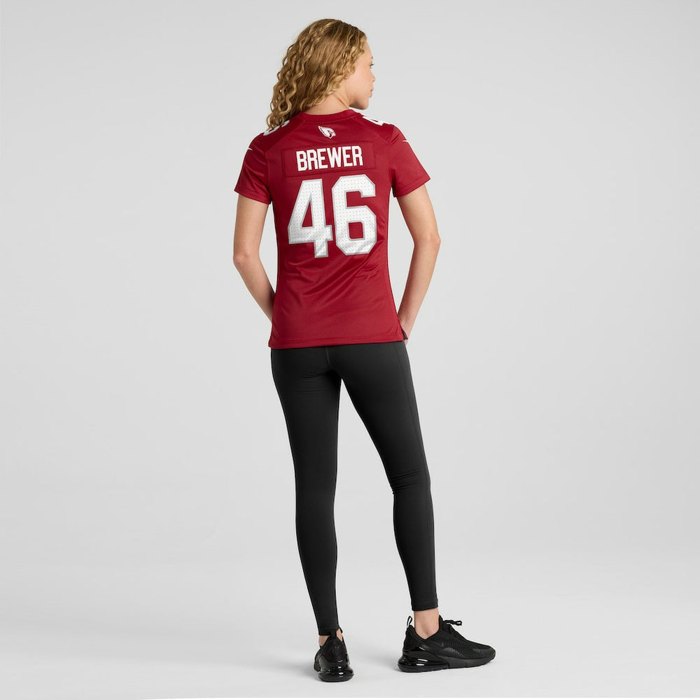 Aaron Brewer Arizona Cardinals Women's Game Jersey - Cardinal sale