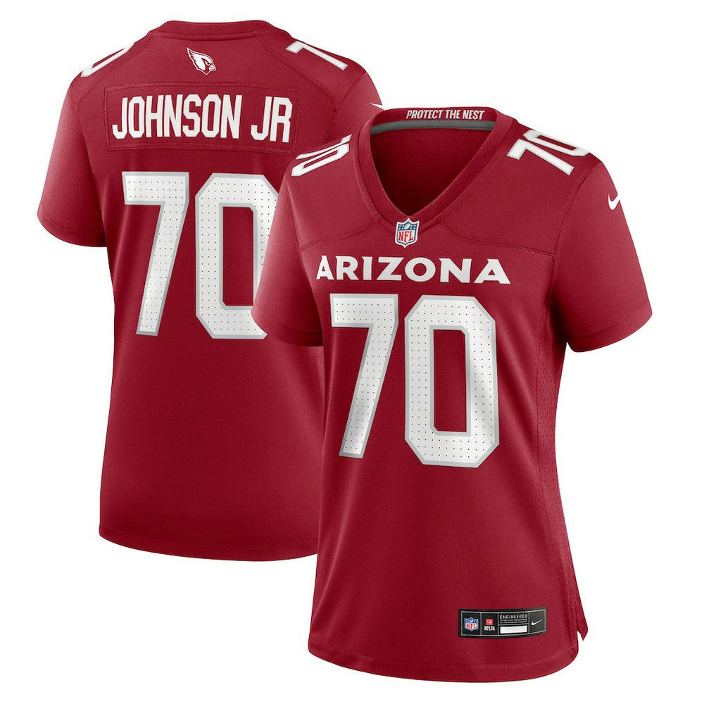 Paris Johnson Jr. Arizona Cardinals Women's Game Jersey - Cardinal on sale