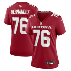 Will Hernandez Arizona Cardinals Women's Game Jersey - Cardinal online